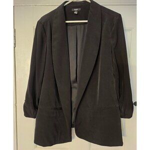 Alfani Woman Black 3/4 length sleeve Suit Jacket, Size 2X